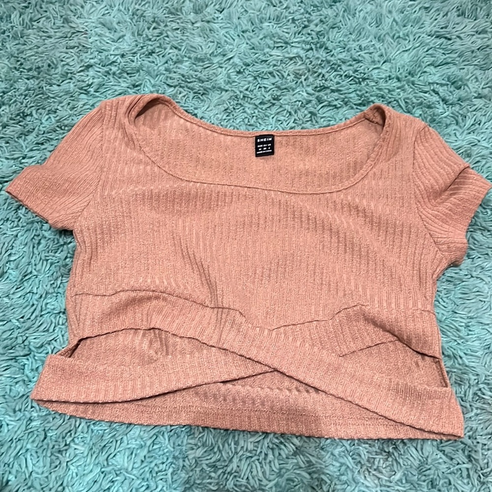 Tan, Cropped top from Shien